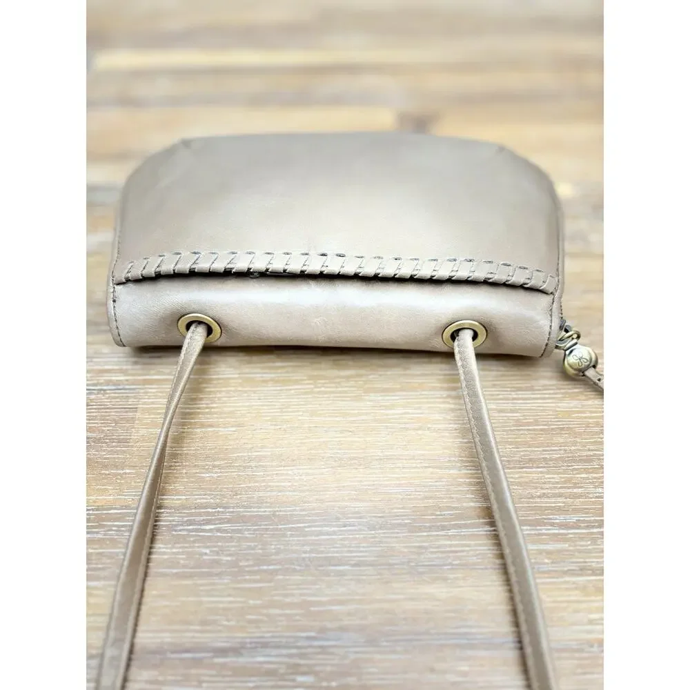 HOBO International Women’s Crossbody Bag Taupe (Cobblestone) Leather Purse